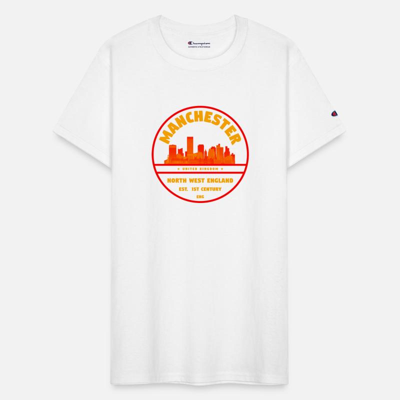 Manchester UK Skyline Badge