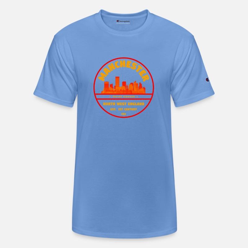 Manchester UK Skyline Badge