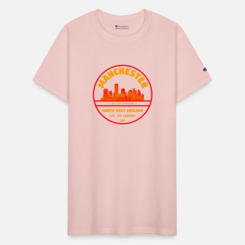 Manchester UK Skyline Badge