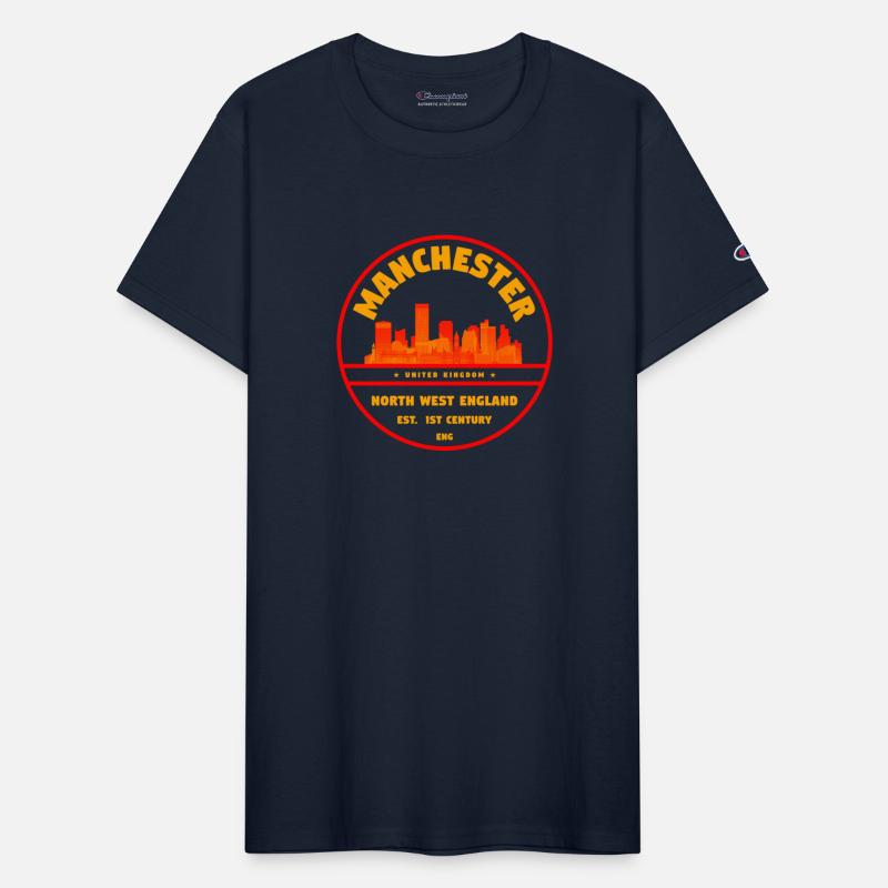 Manchester UK Skyline Badge
