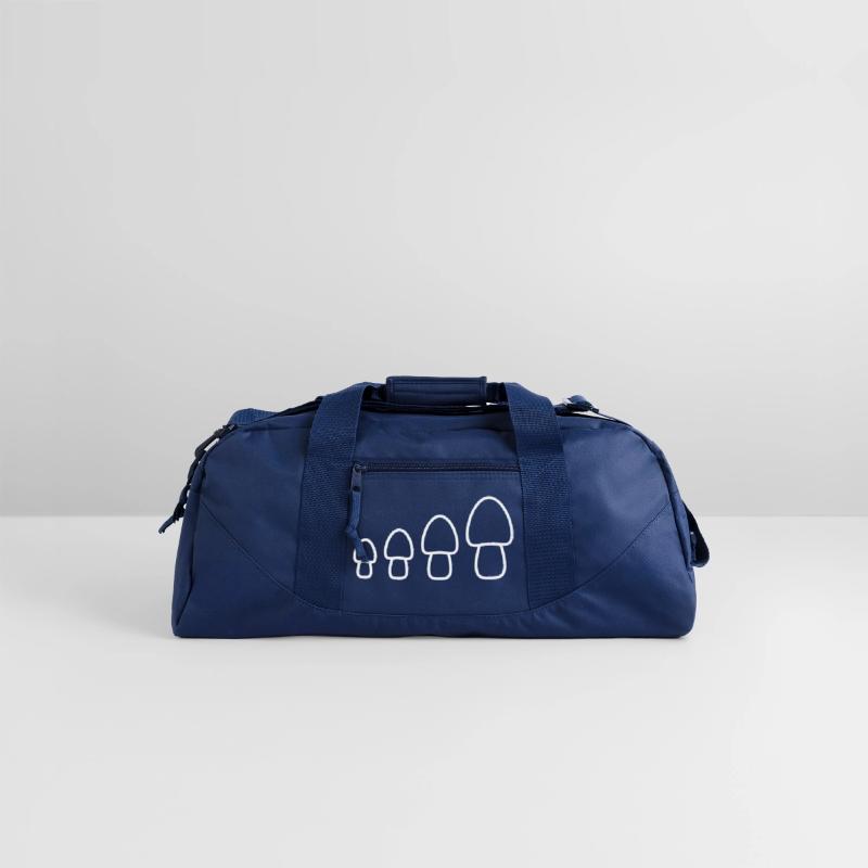 Many White Mushrooms 4 Small Large Row Four Fungus