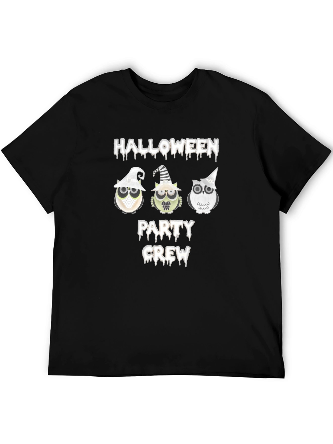 Halloween Party Crew Owl T-Shirt