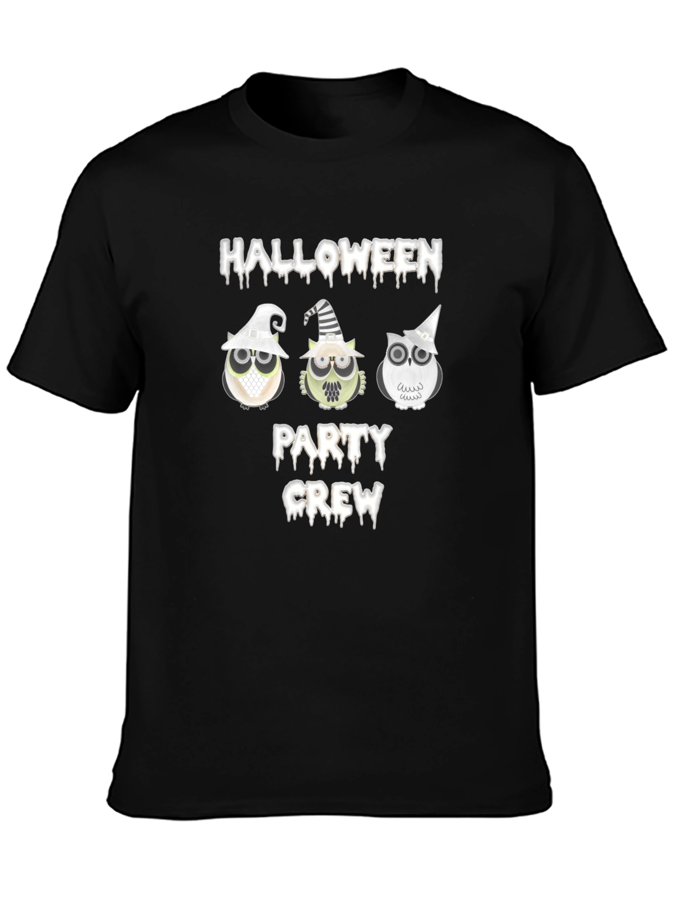Halloween Party Crew Owl T-Shirt