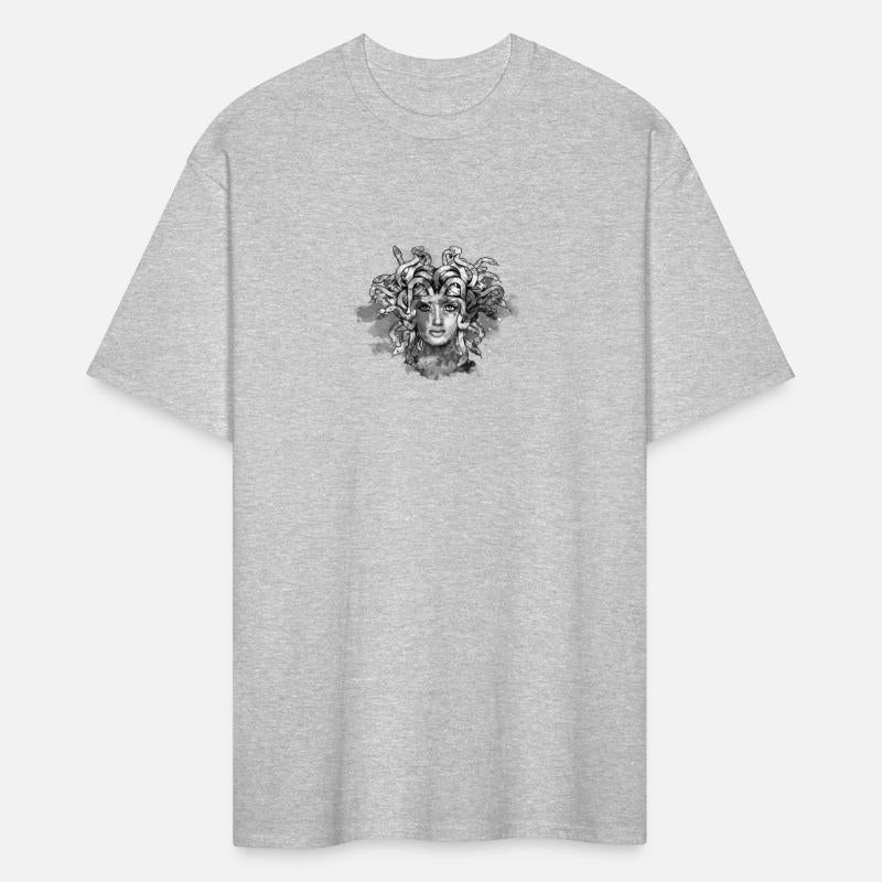 Medusa in black white design