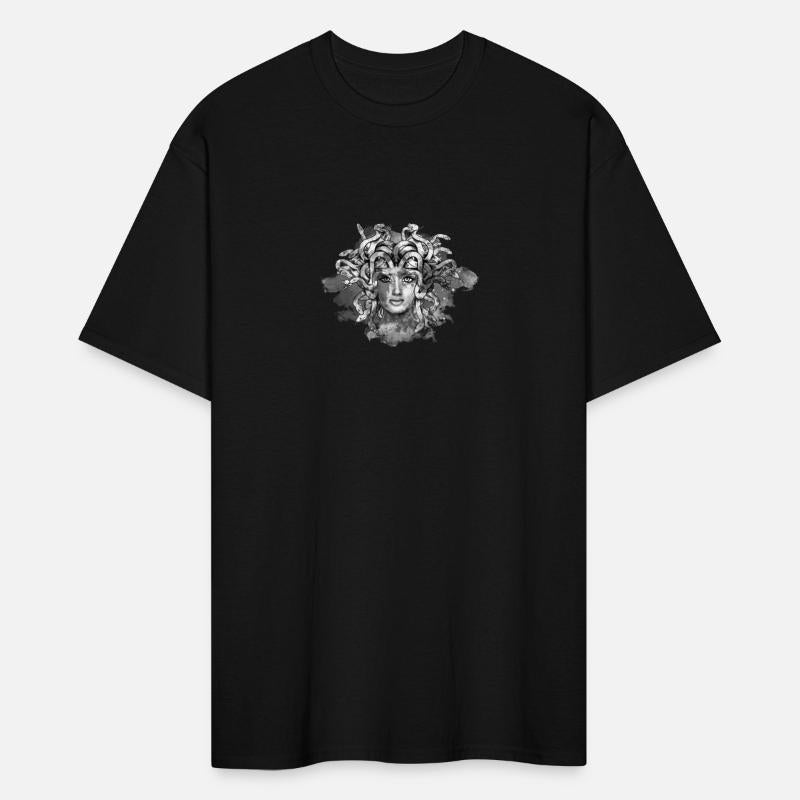 Medusa in black white design