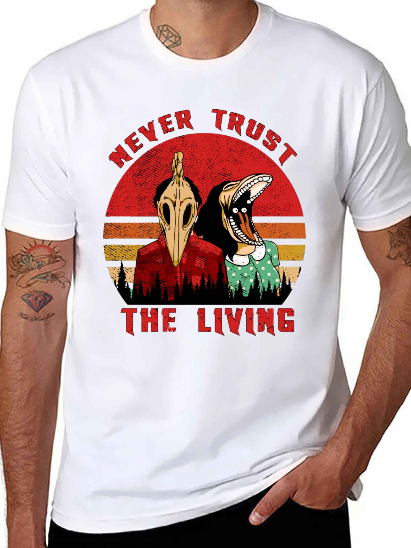 Never Trust the Living Beetlejuice T-Shirt