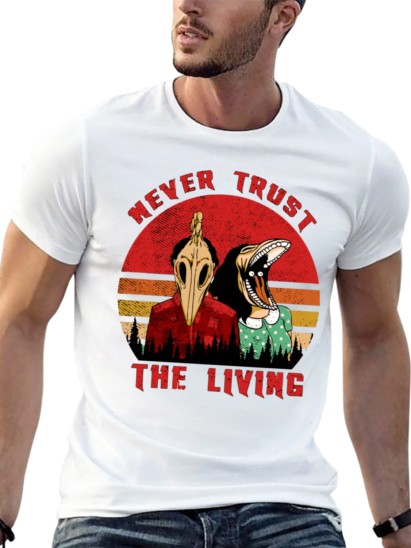 Never Trust the Living Beetlejuice T-Shirt