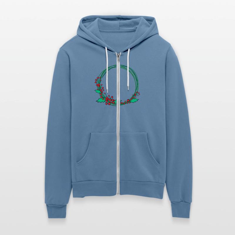 Merry Christmas decoration with wreath