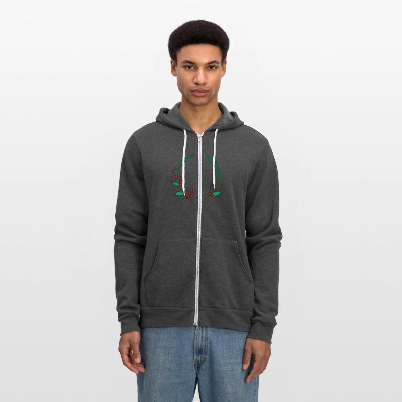 Merry Christmas decoration with wreath