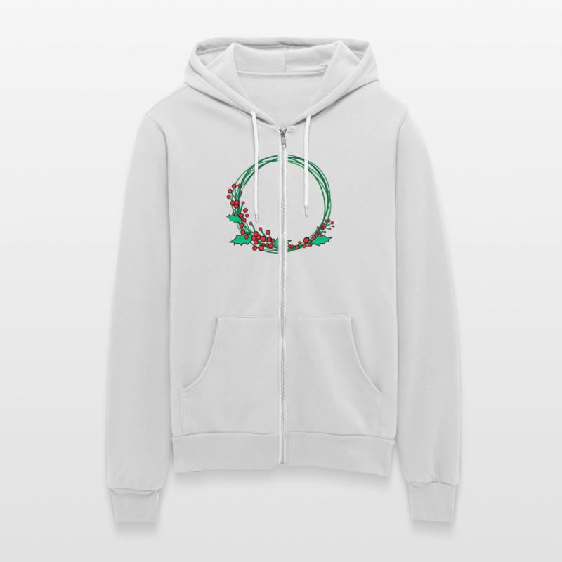 Merry Christmas decoration with wreath