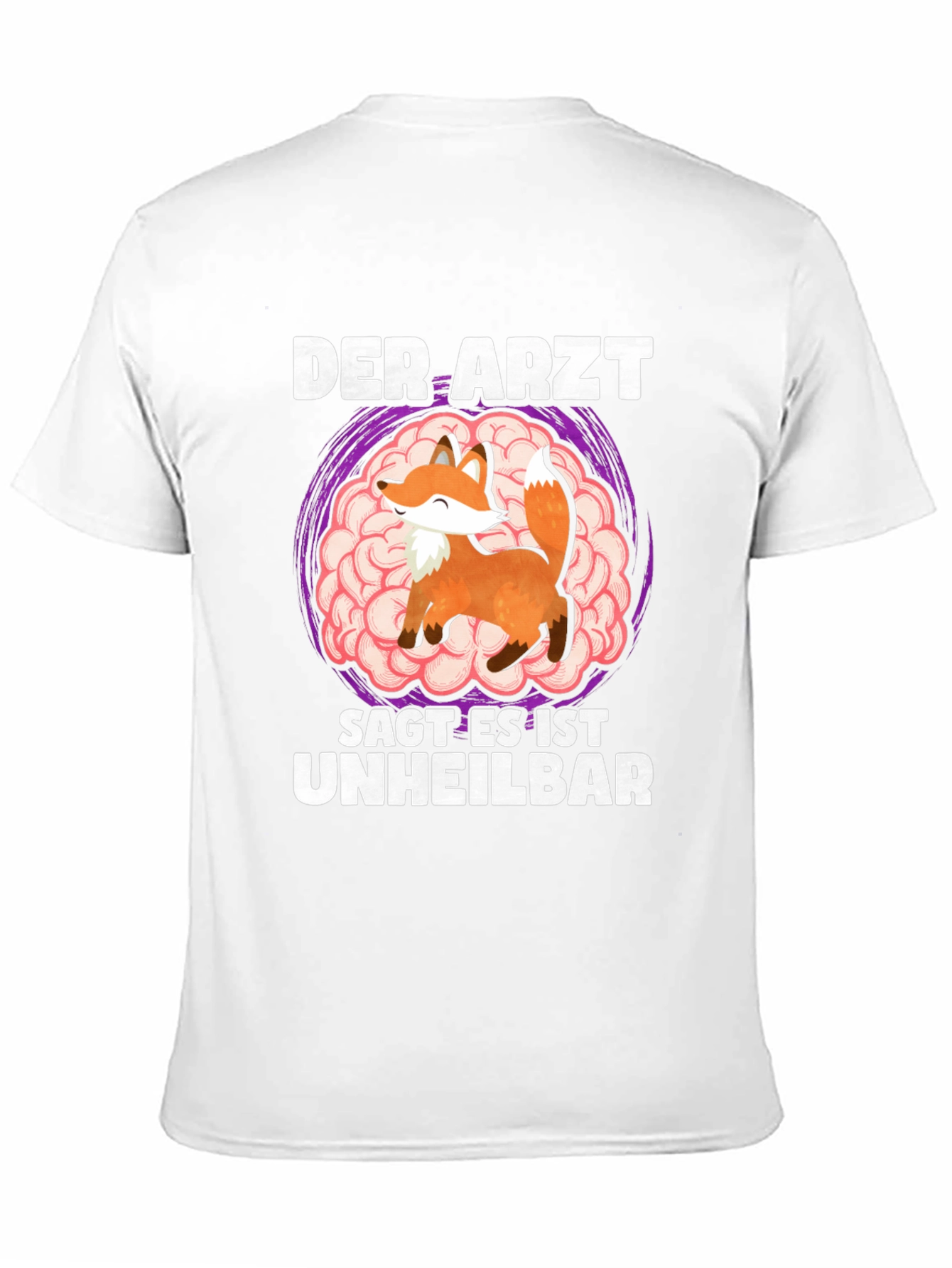 Fox Brain German Humor T-Shirt