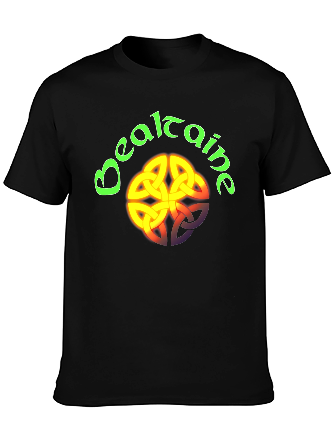 Beltane Celtic Knot T-Shirt - Black