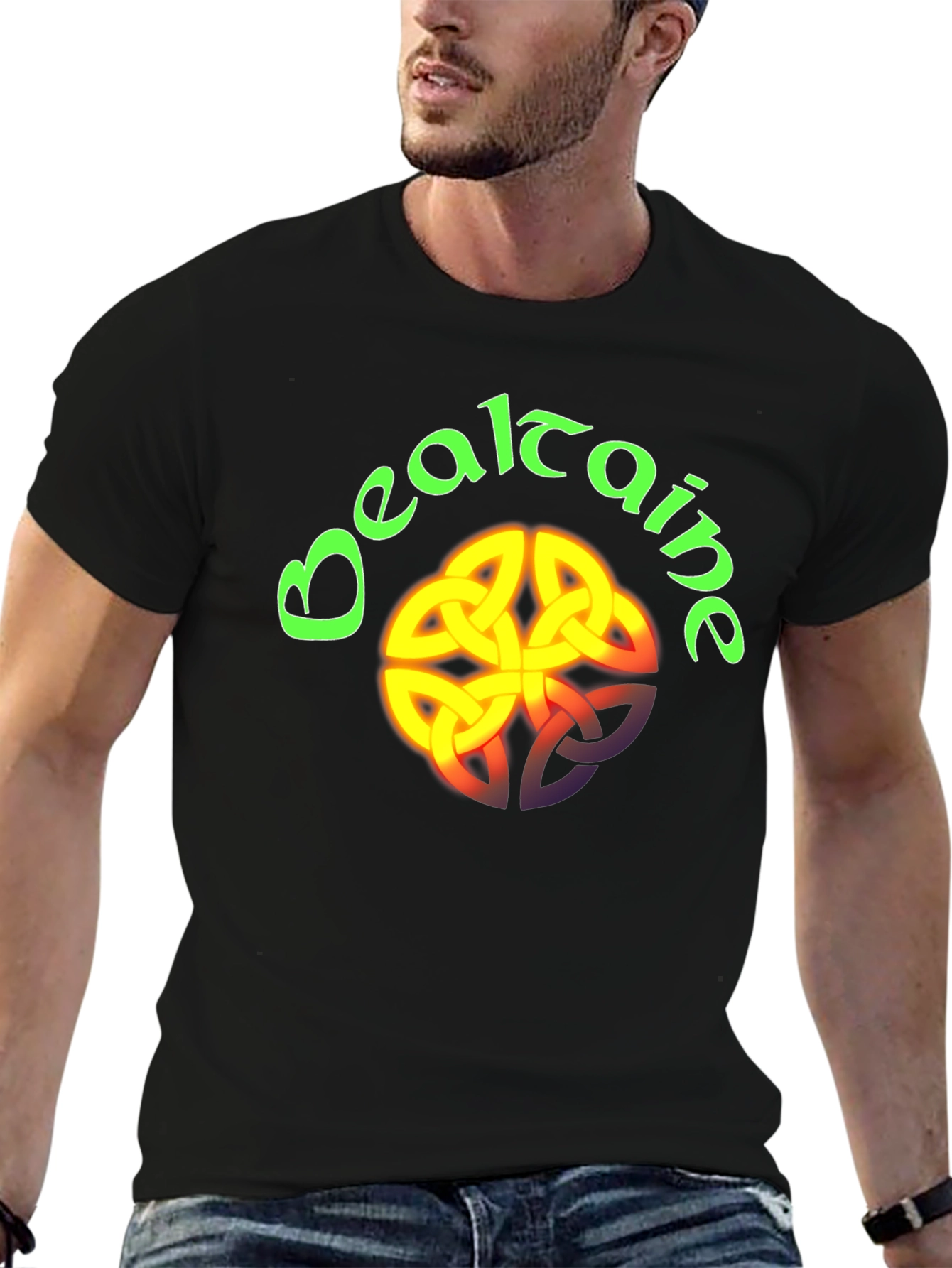 Beltane Celtic Knot T-Shirt - Black