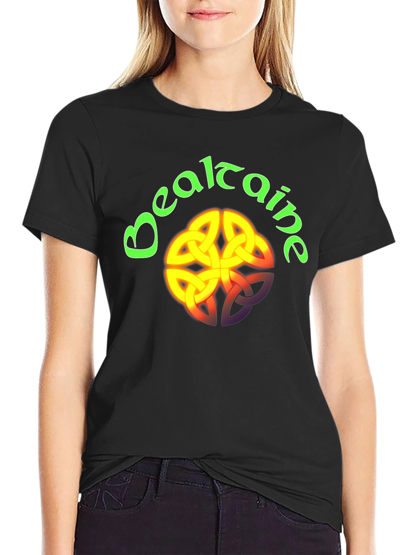 Beltane Celtic Knot T-Shirt - Black