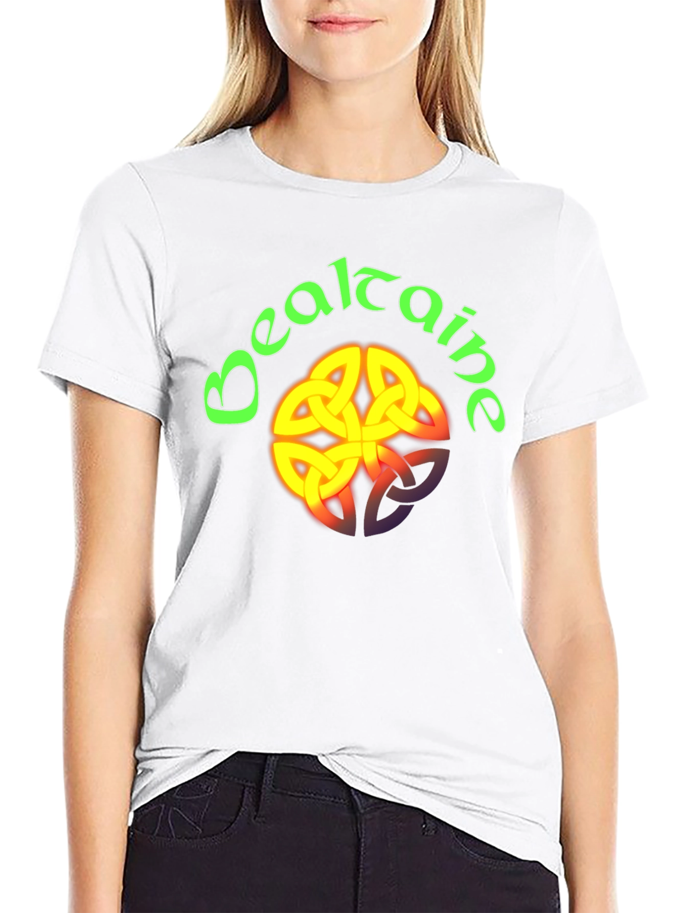 Beltane Celtic Knot T-Shirt - Black