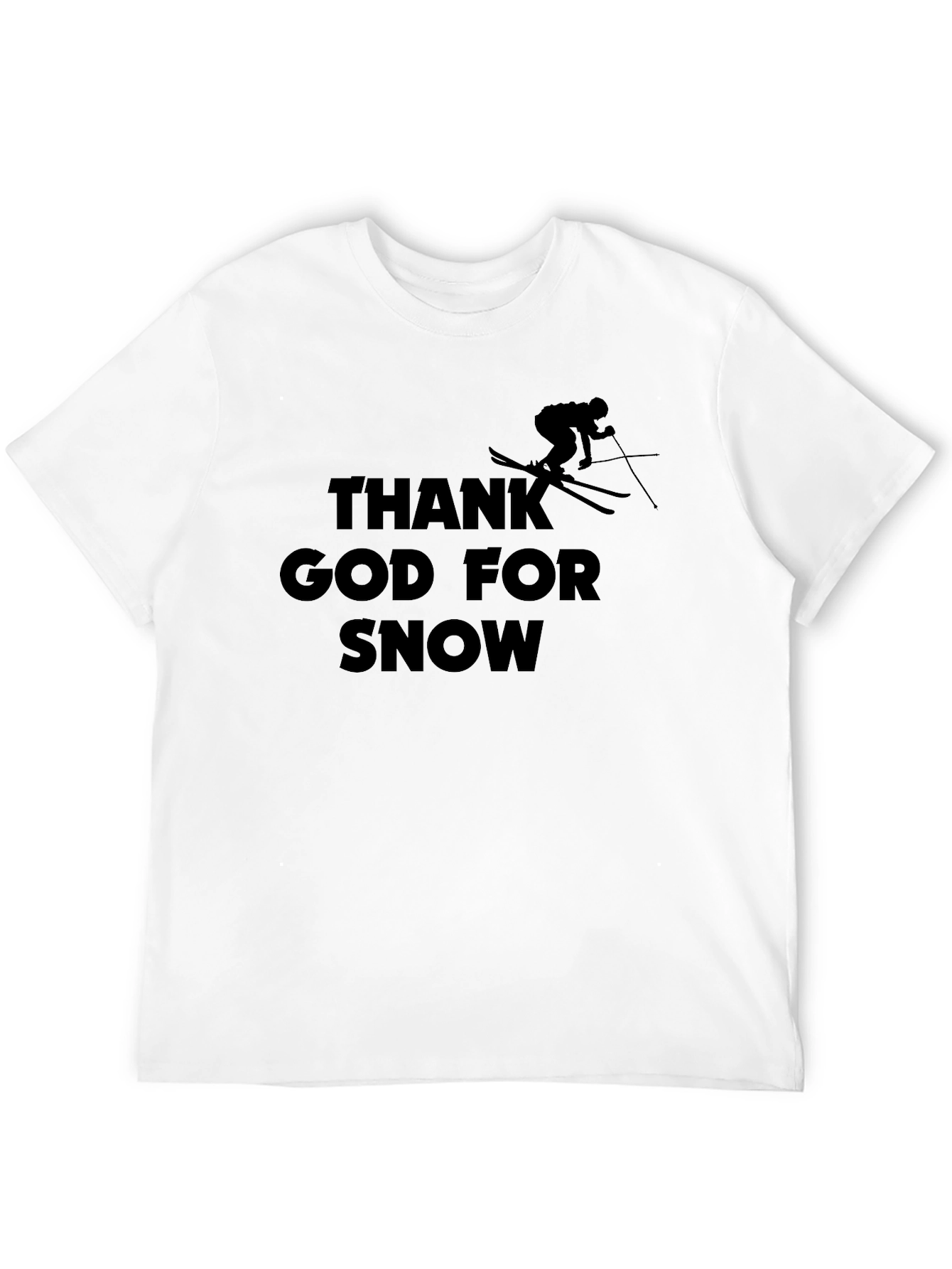 Thank God for Snow Ski T-Shirt