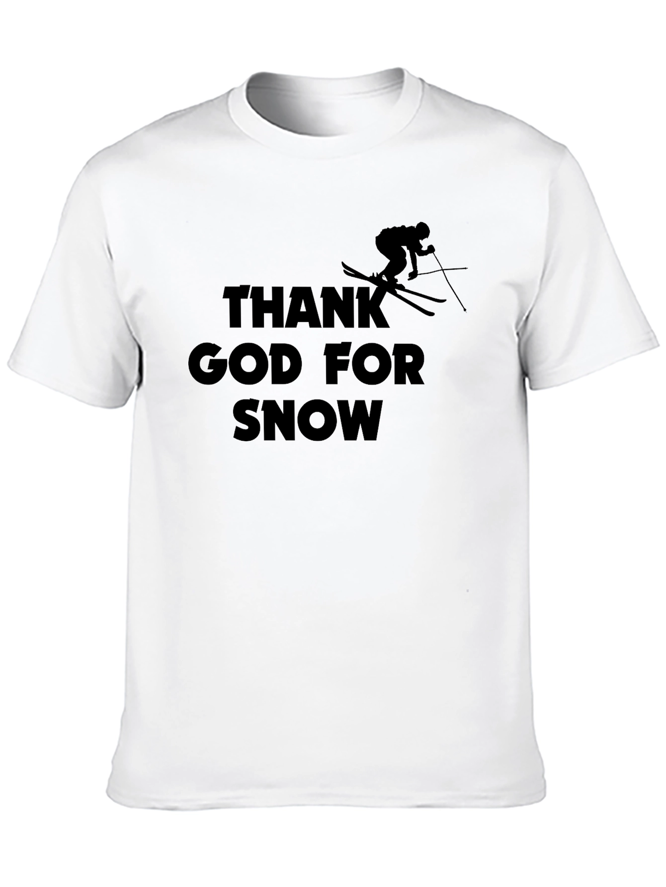 Thank God for Snow Ski T-Shirt