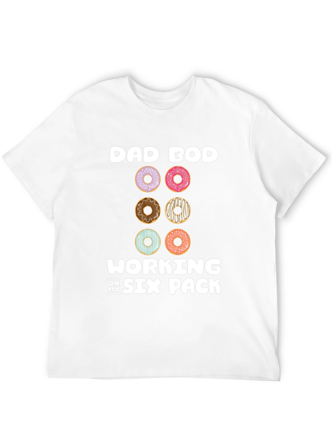 Dad Bod Six Pack Donut T-Shirt