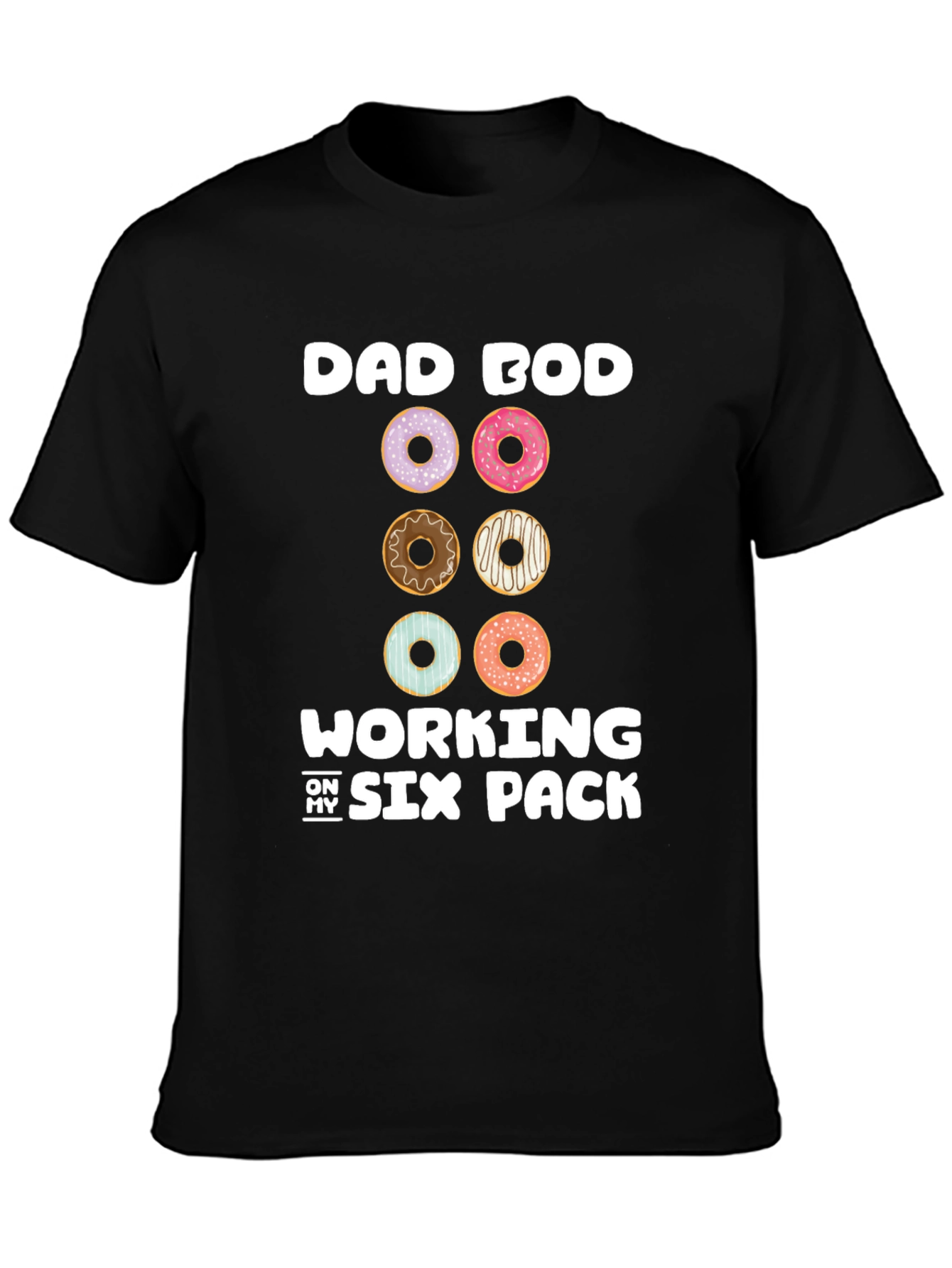 Dad Bod Six Pack Donut T-Shirt