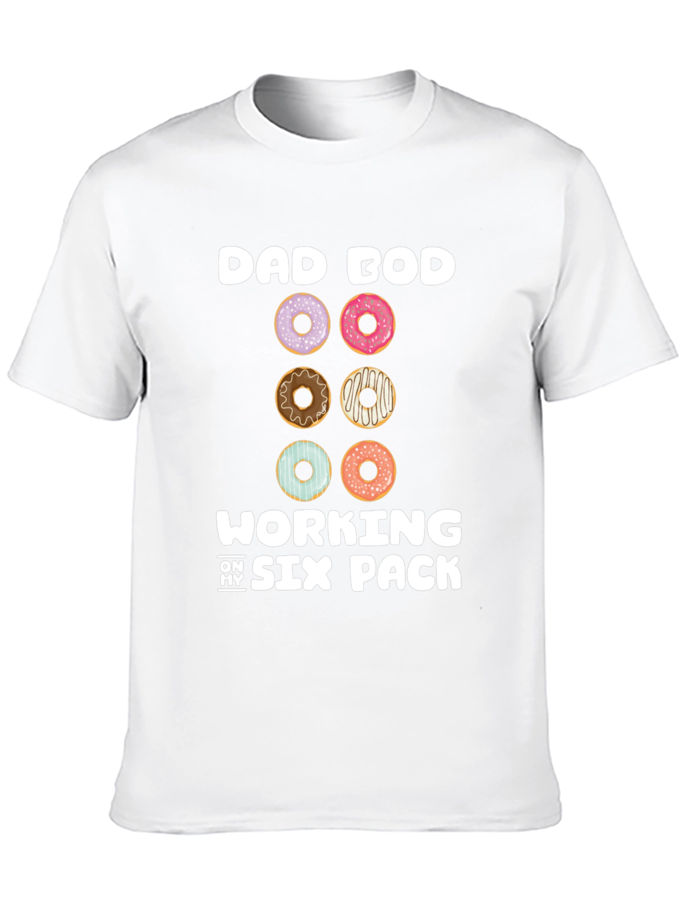 Dad Bod Six Pack Donut T-Shirt