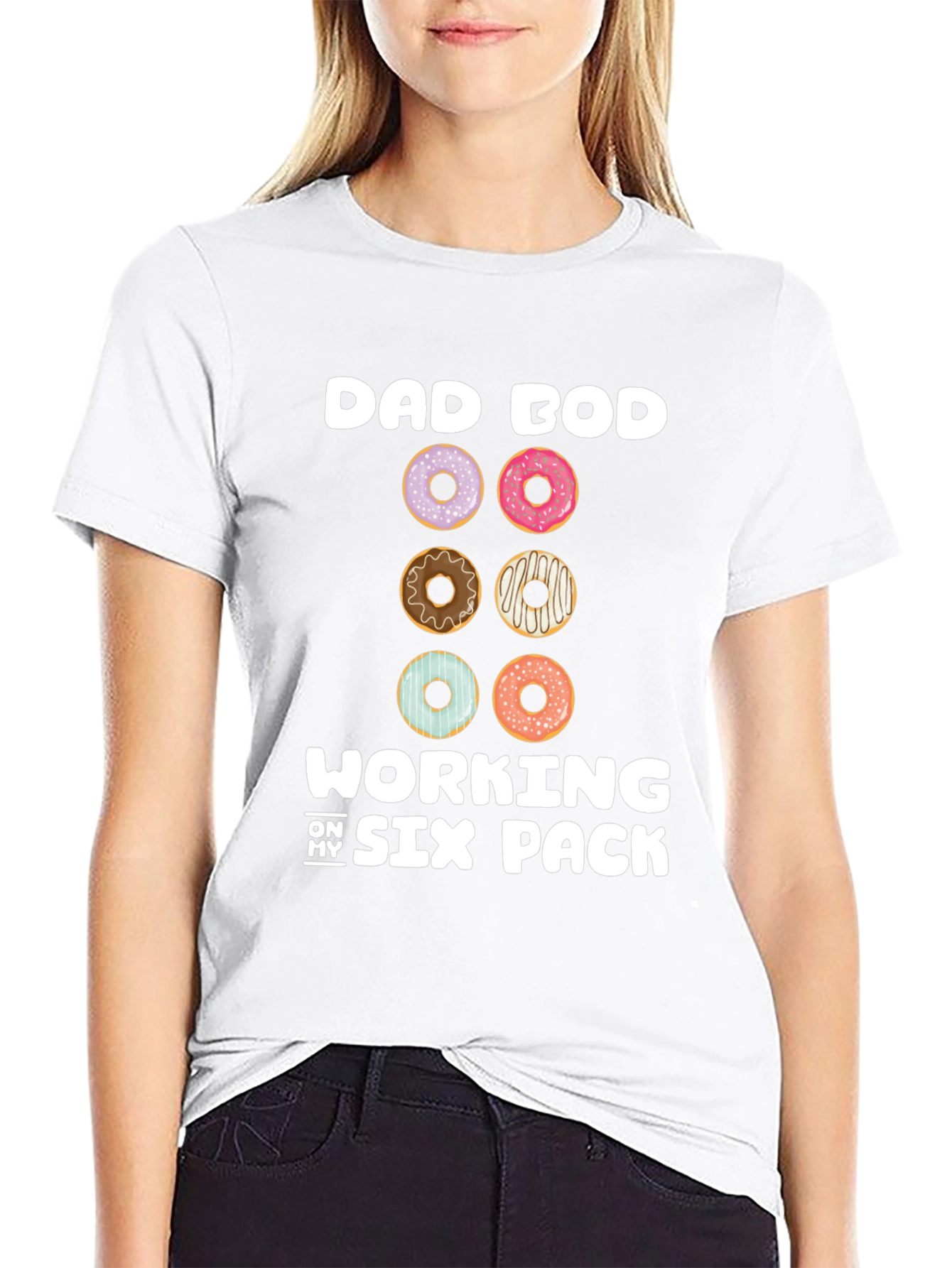 Dad Bod Six Pack Donut T-Shirt