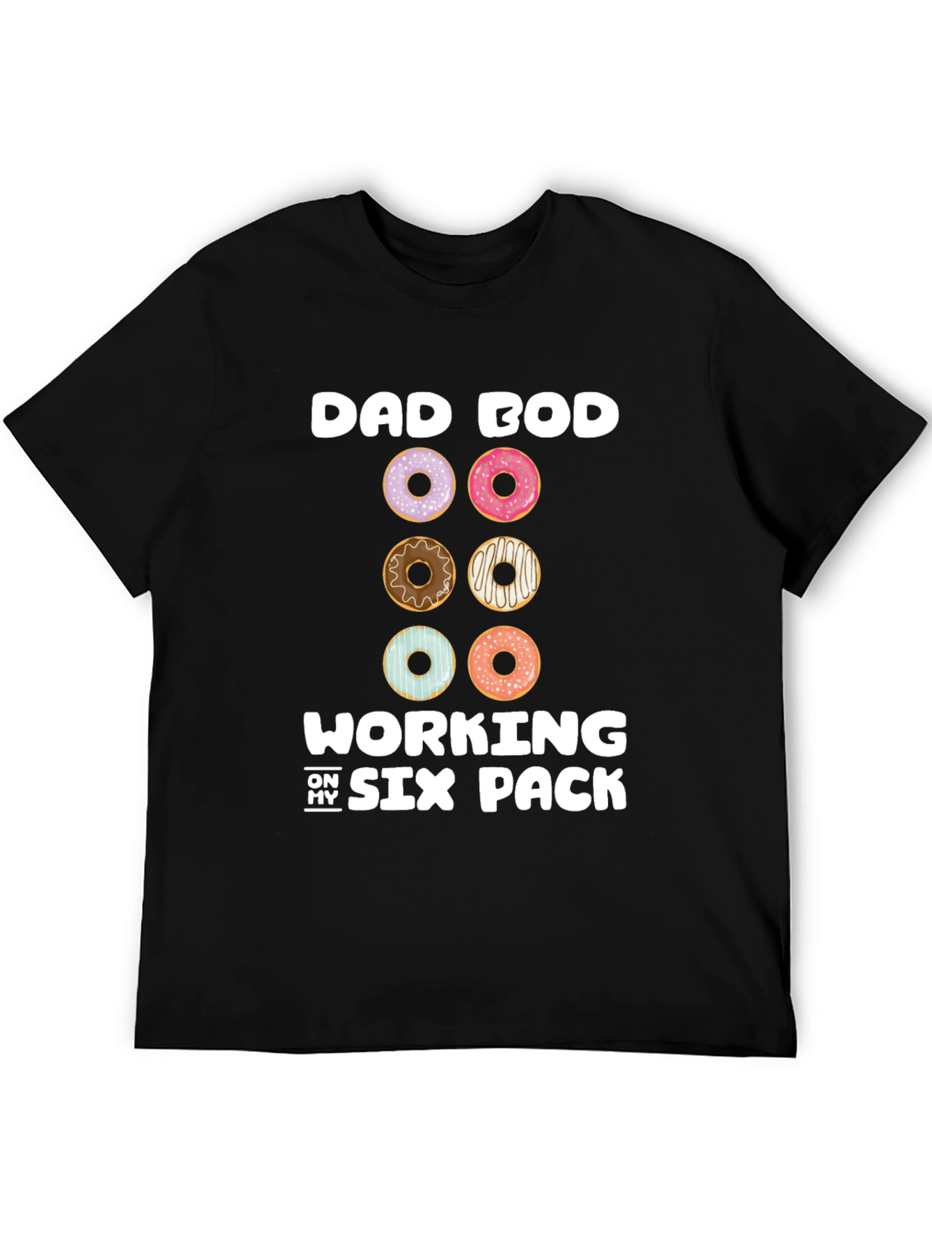 Dad Bod Six Pack Donut T-Shirt