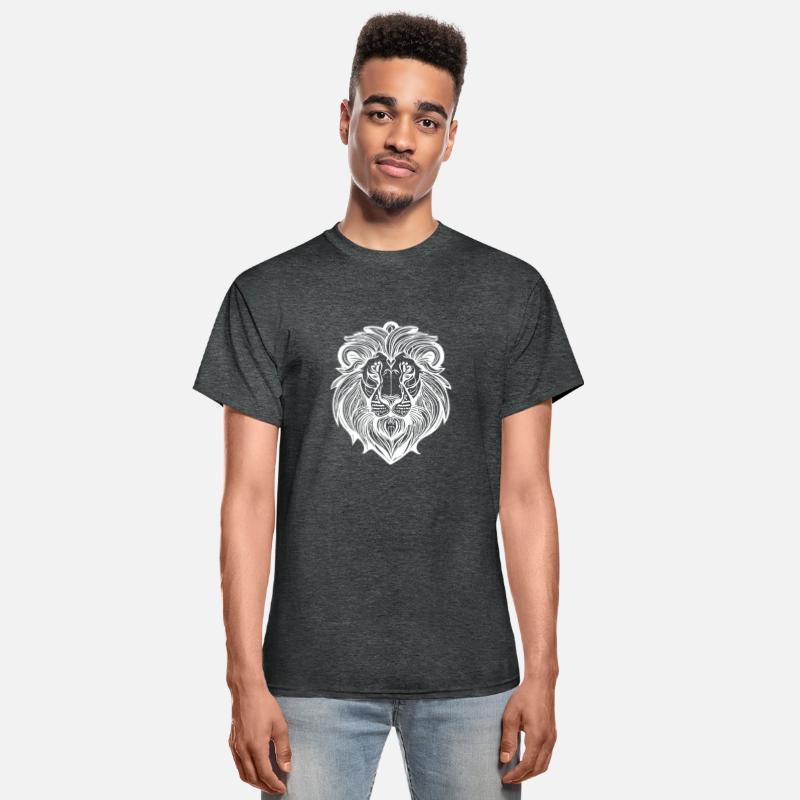 Mighty Lion Head Tattoo Style Mane