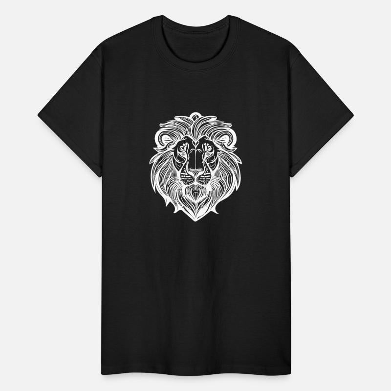Mighty Lion Head Tattoo Style Mane