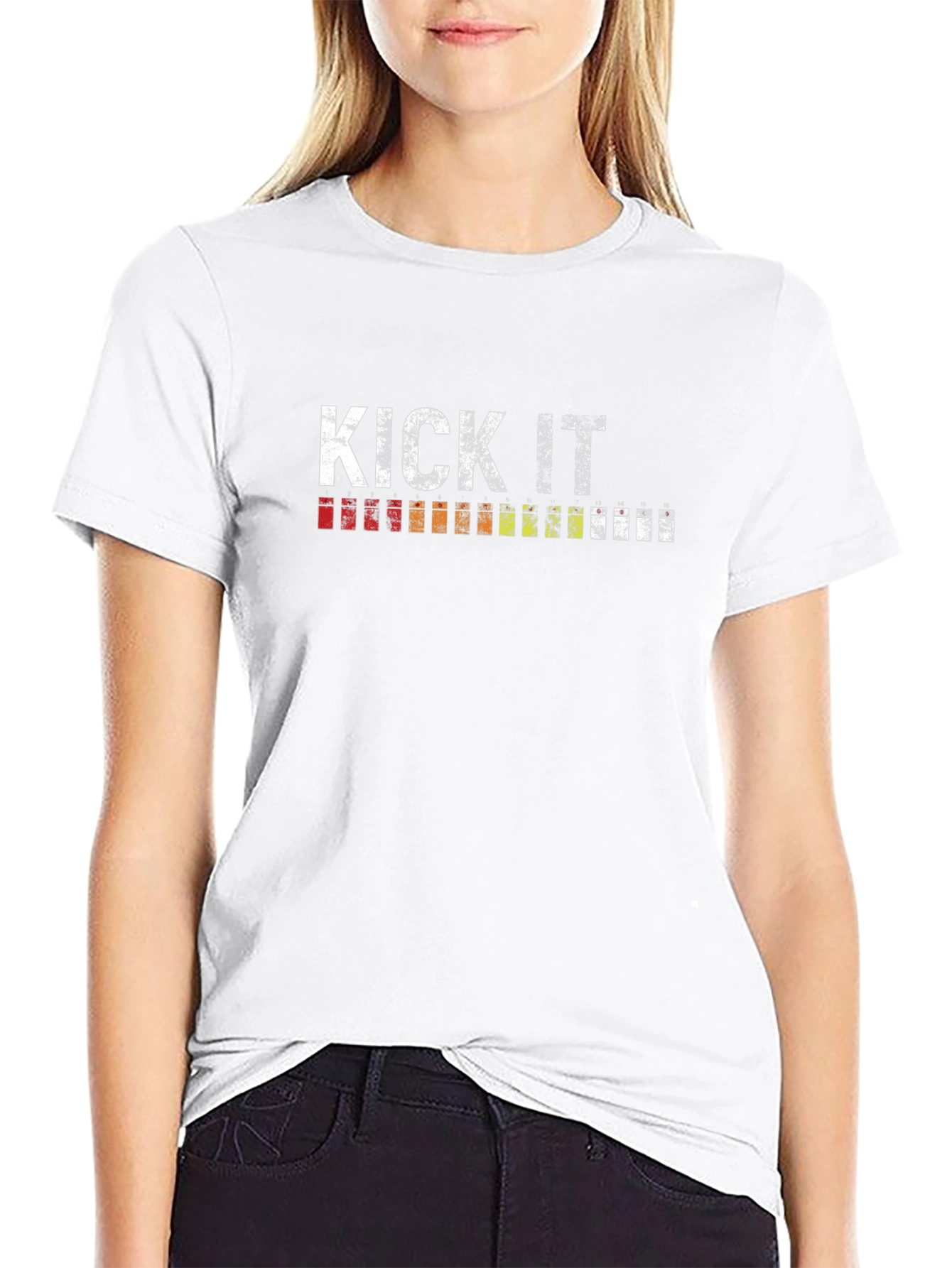 Kick It Graphic T-Shirt - Black