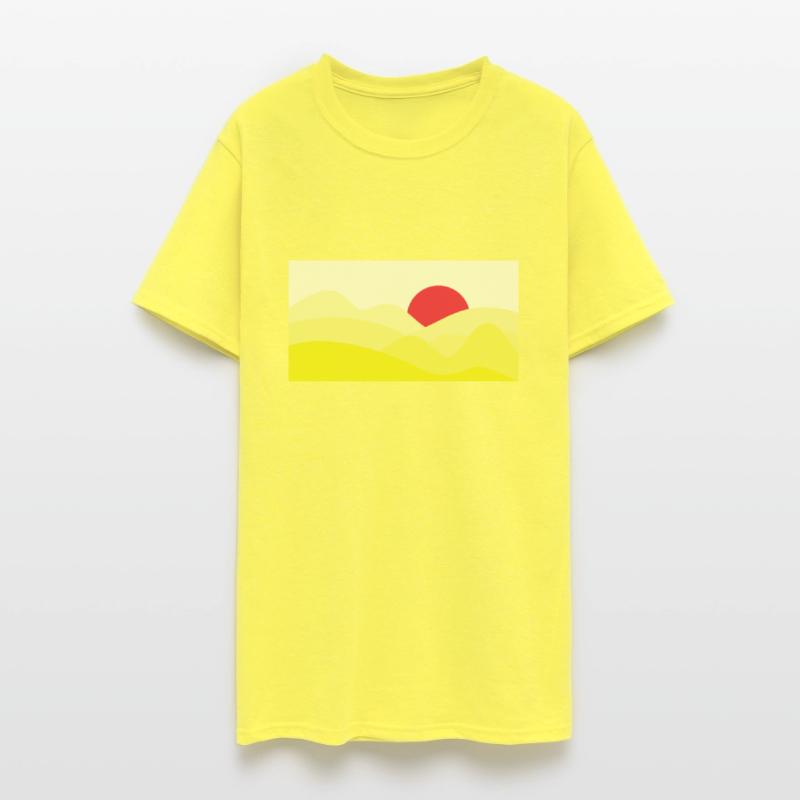 Minimalist Sun Yellow