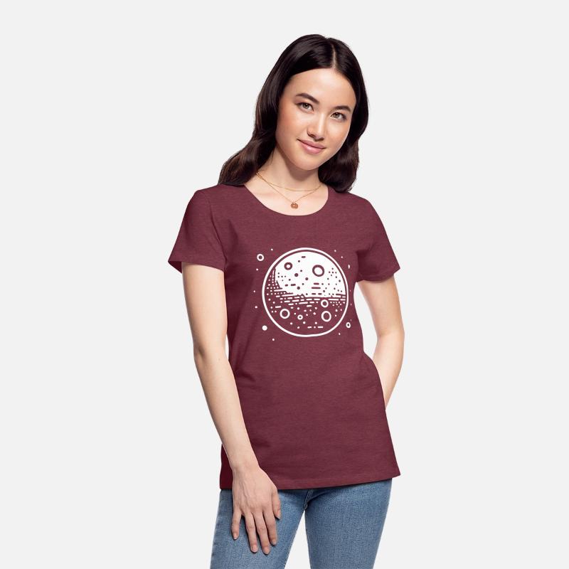 Minimalistic Vector Mars Planet path3