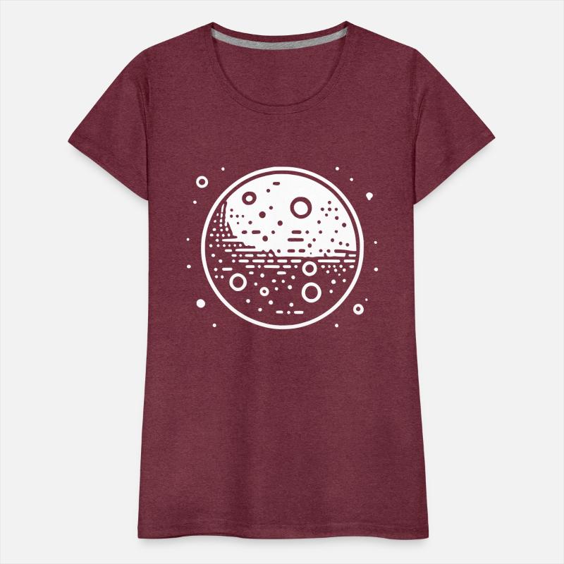 Minimalistic Vector Mars Planet path3