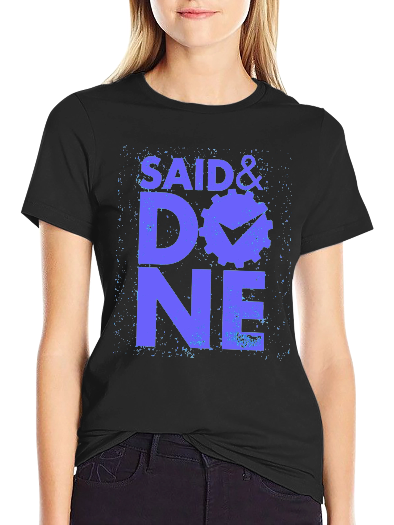 Said & Done Graphic Tee - Black