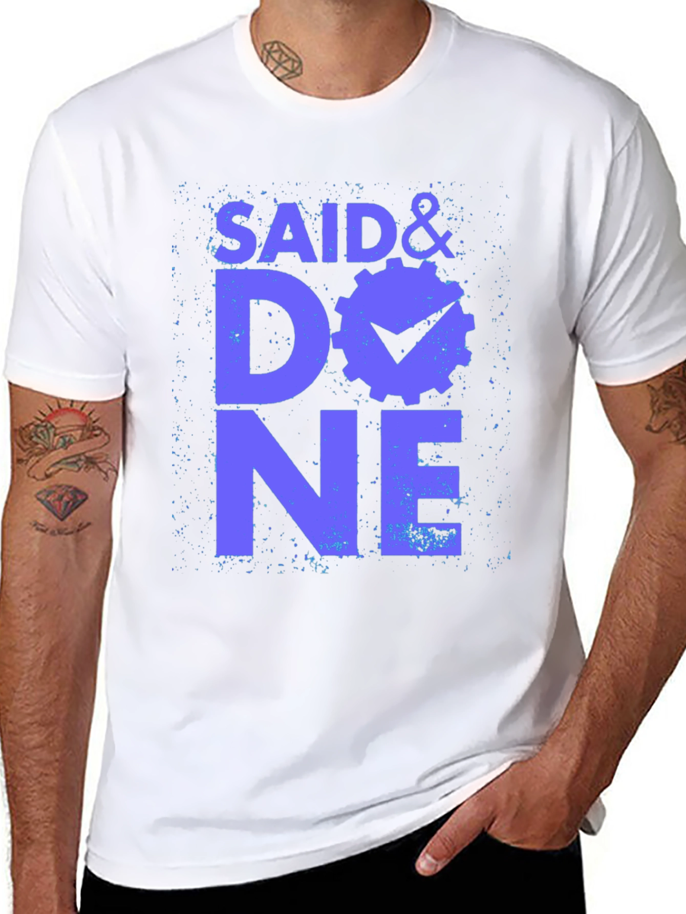 Said & Done Graphic Tee - Black