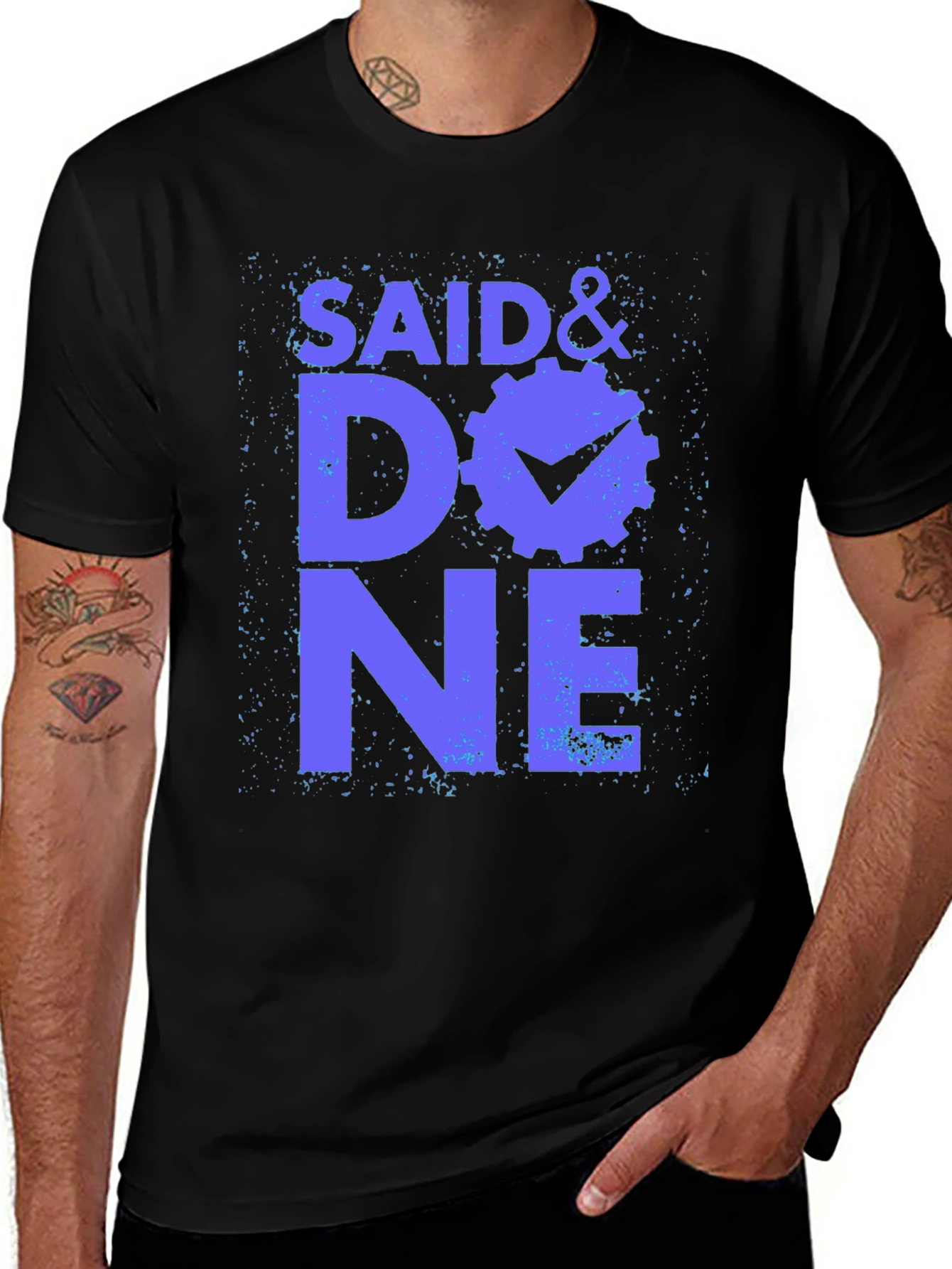 Said & Done Graphic Tee - Black