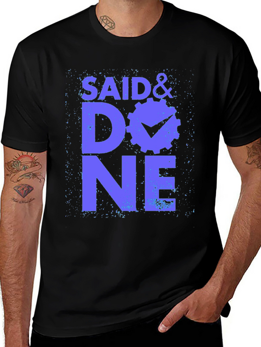 Said & Done Graphic Tee - Black