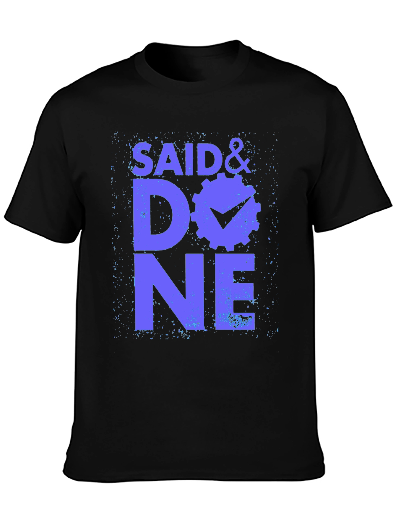 Said & Done Graphic Tee - Black