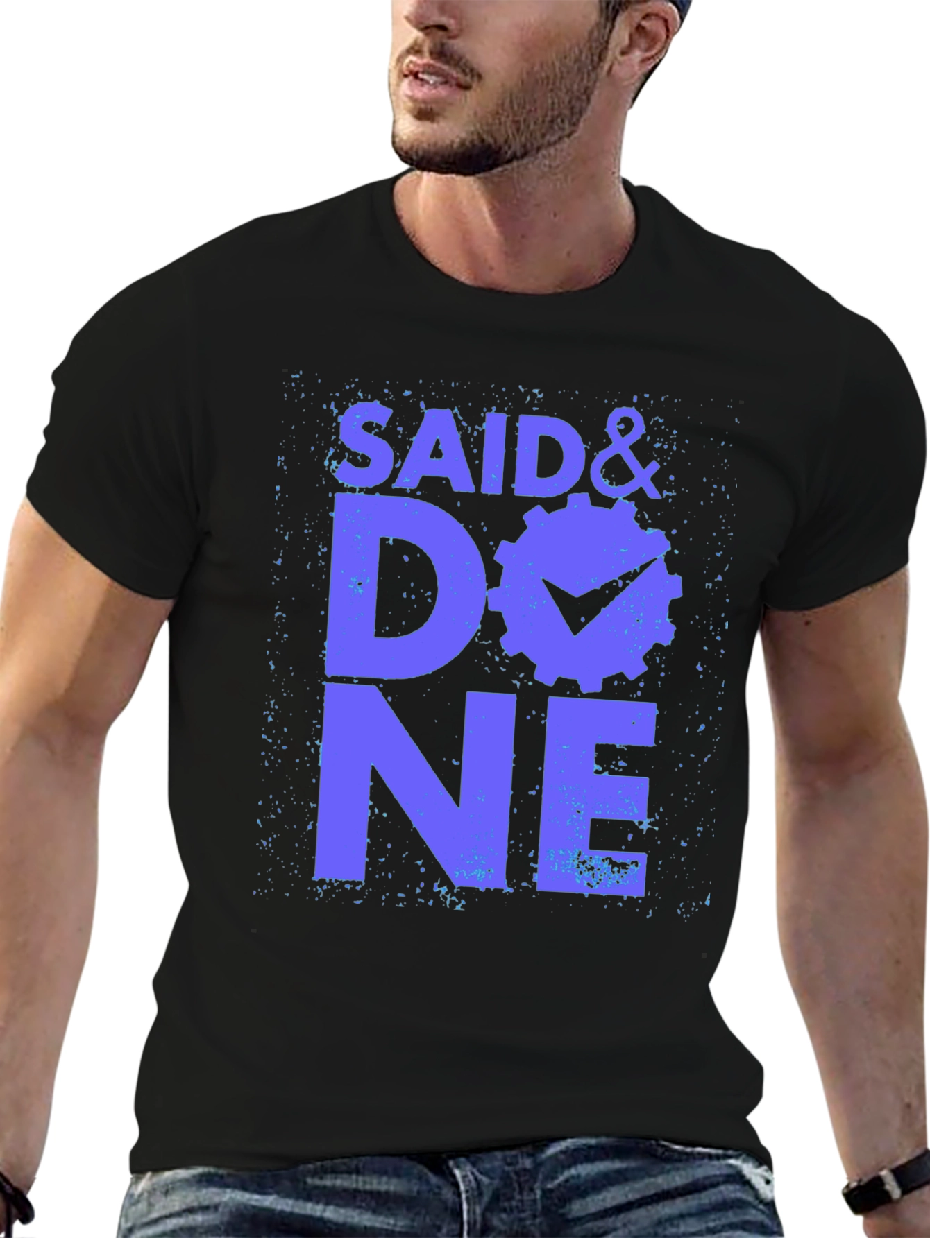 Said & Done Graphic Tee - Black