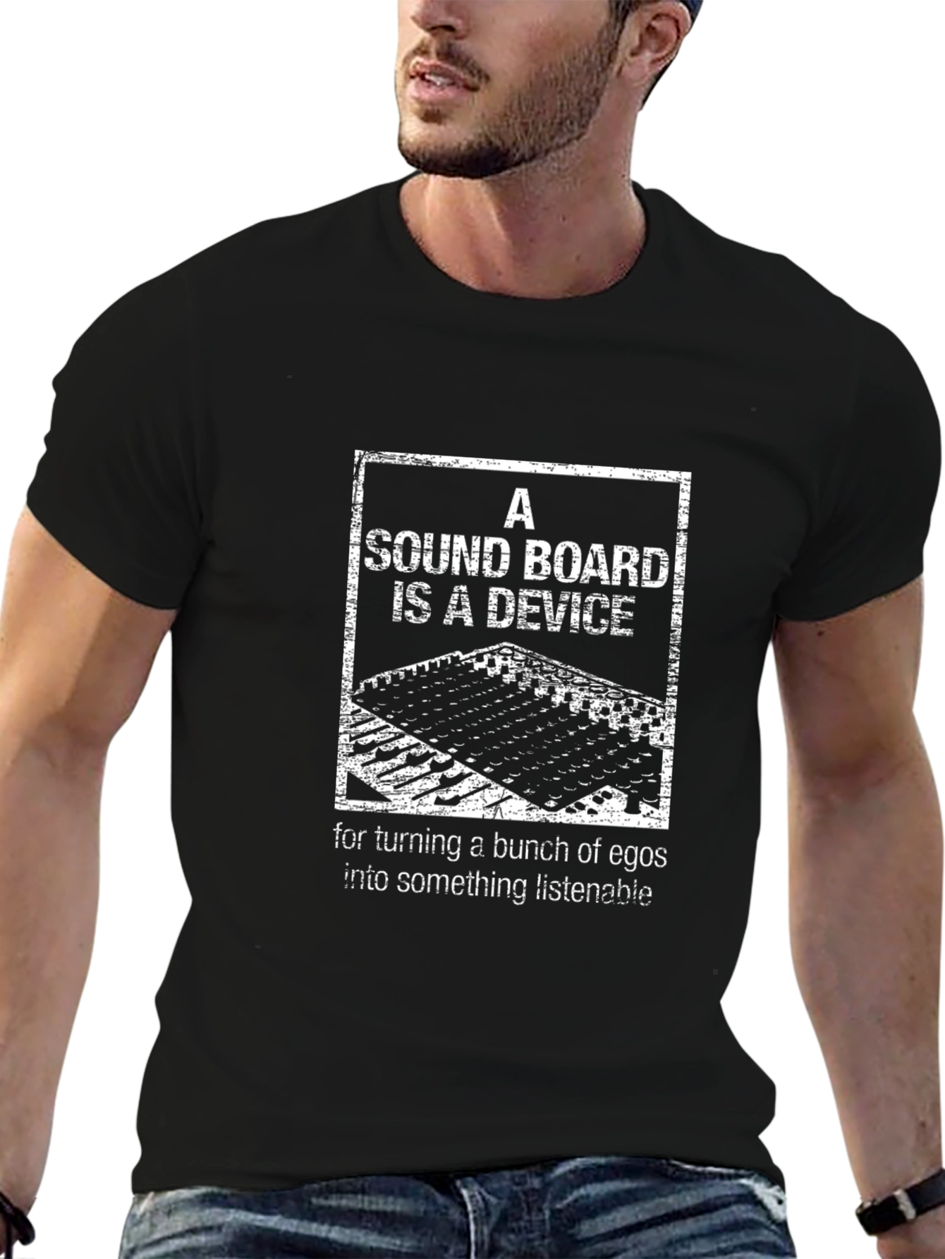 Sound Board Graphic T-Shirt - Music Lover Tee