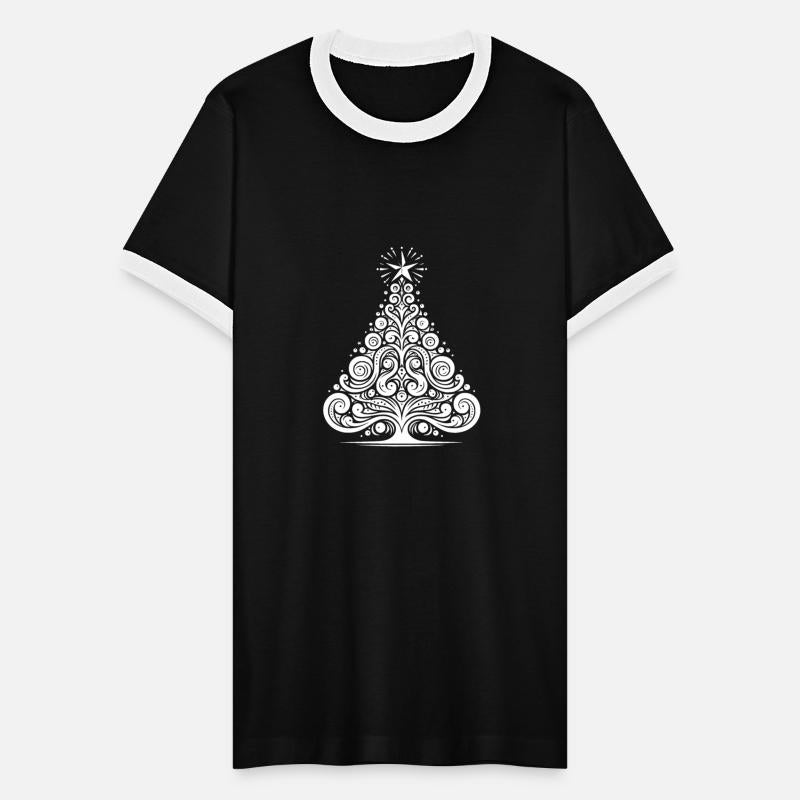 Modern Tree With Festive Elegance And Ornaments