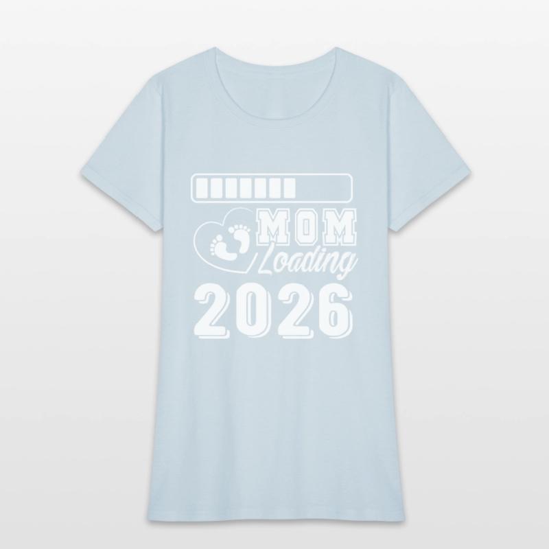Mom Loading 2026 Baby Feet Heart Expecting