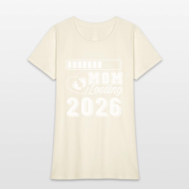 Mom Loading 2026 Baby Feet Heart Expecting