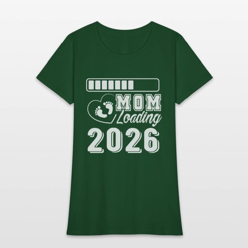 Mom Loading 2026 Baby Feet Heart Expecting