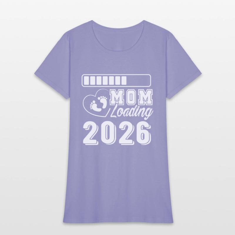 Mom Loading 2026 Baby Feet Heart Expecting