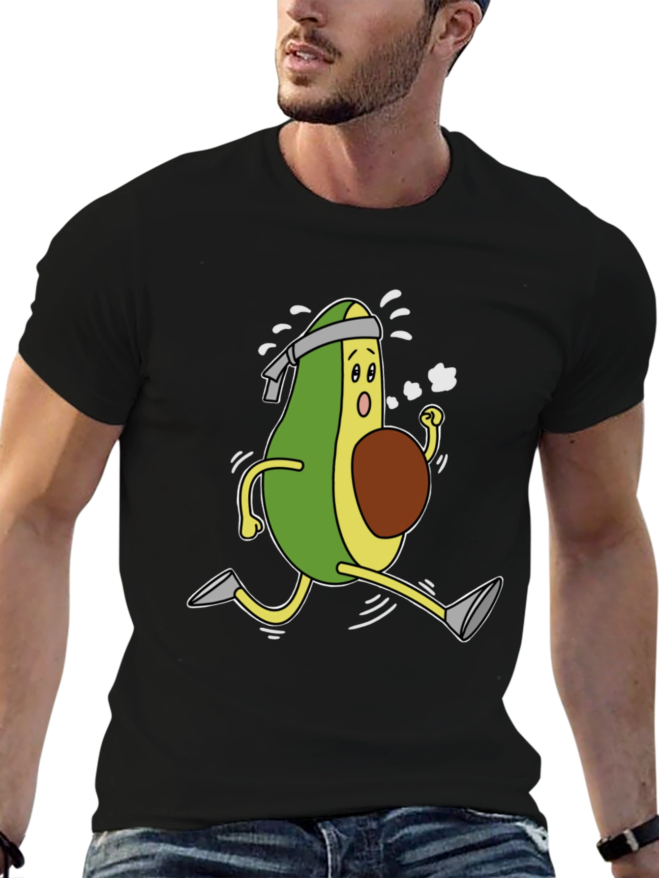 Running Avocado T-Shirt - Healthy Lifestyle Tee