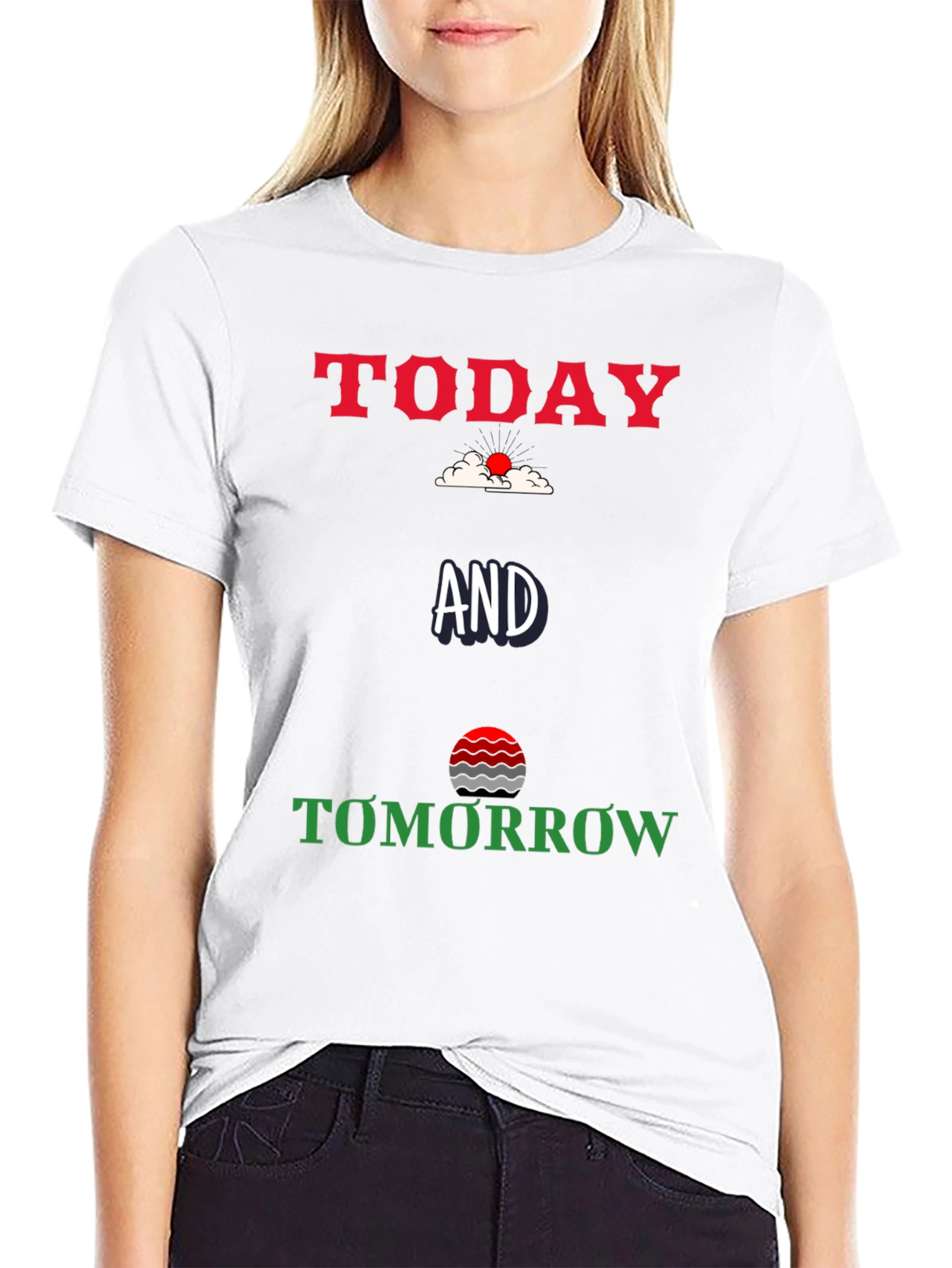 Today and Tomorrow Graphic T-Shirt