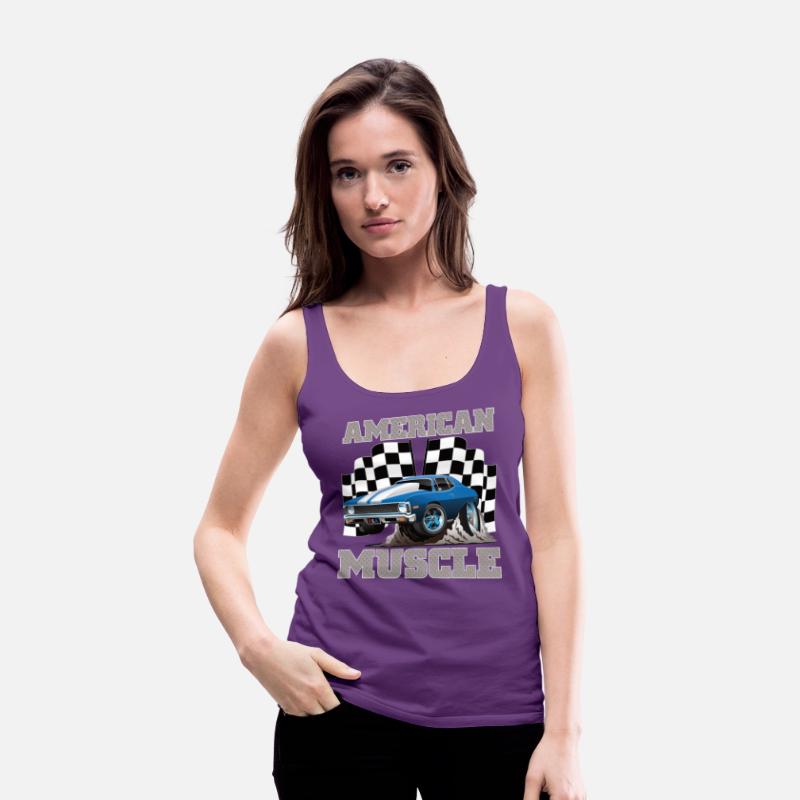 Muscle Cars High Performance Race Car Drag Racing