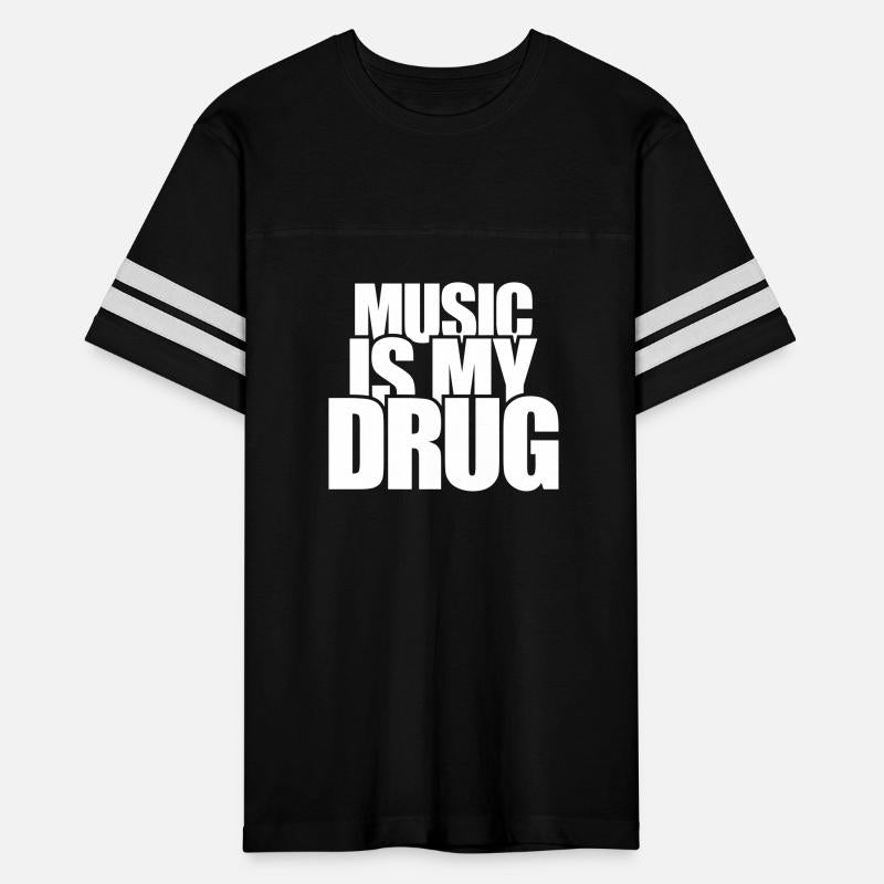 Music is my Drug Text Saying Dance Club Party Love