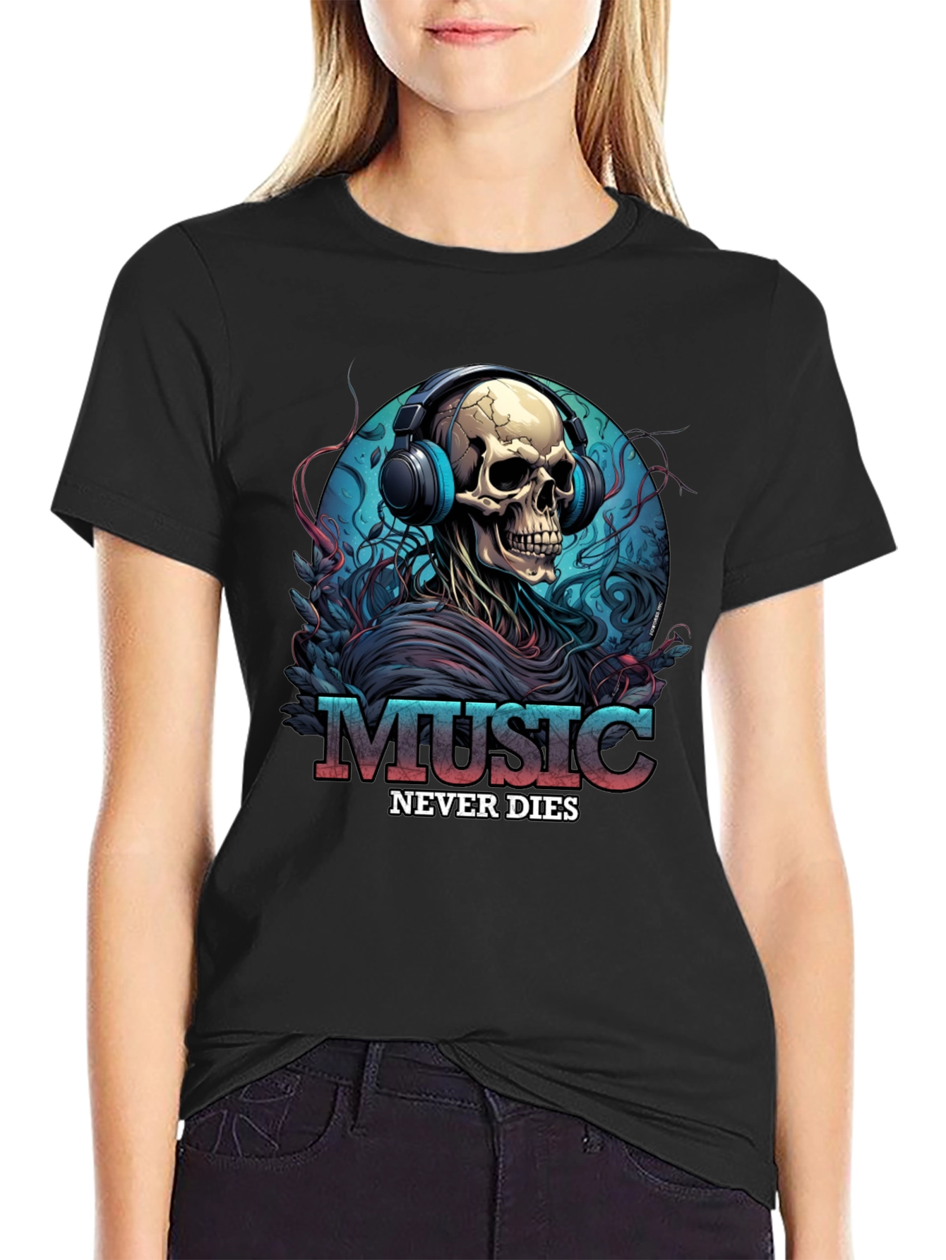 Music Never Dies Graphic T-Shirt