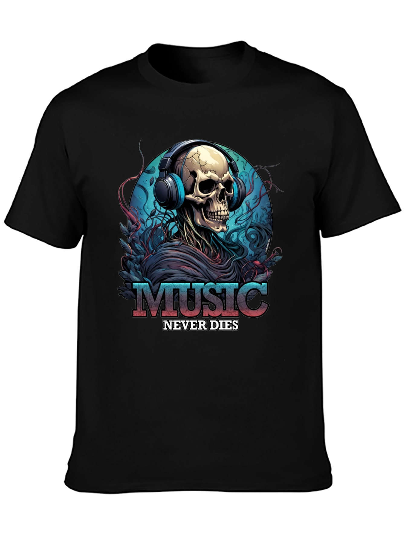 Music Never Dies Graphic T-Shirt
